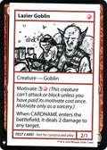 Lazier Goblin (CMB1-056) - Mystery Booster Playtest Cards 2019