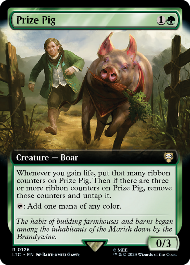Prize Pig (LTC-126) - Tales of Middle-earth Commander: (Extended Art)