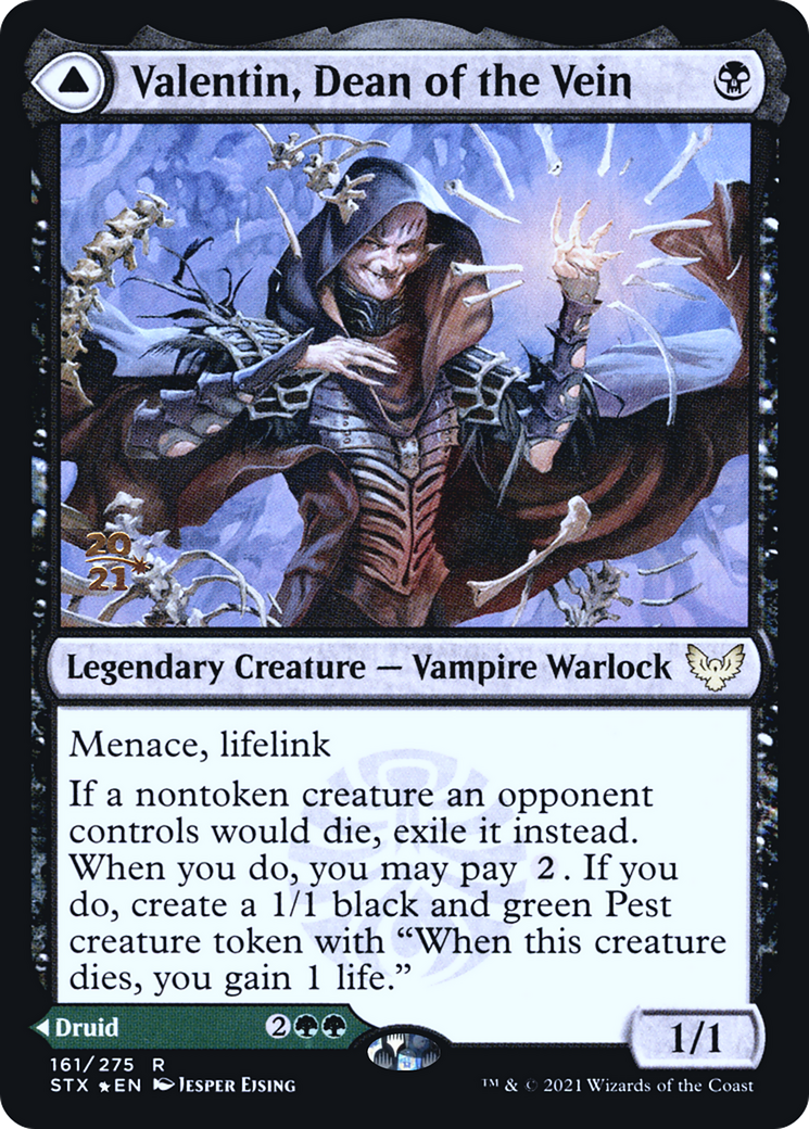Valentin, Dean of the Vein // Lisette, Dean of the Root (PRE-161S) - Strixhaven: School of Mages Promos Foil