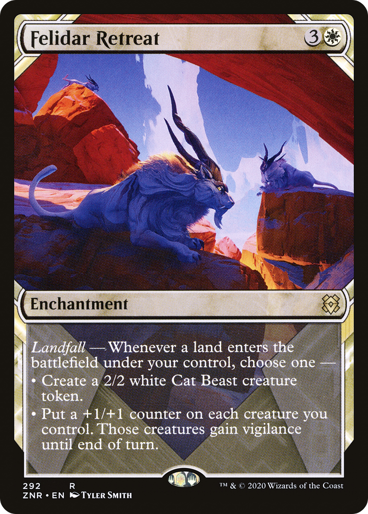 Felidar Retreat (ZNR-292) - Zendikar Rising: (Showcase)