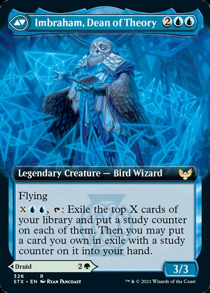 Kianne, Dean of Substance // Imbraham, Dean of Theory (STX-326) - Strixhaven: School of Mages: (Extended Art)