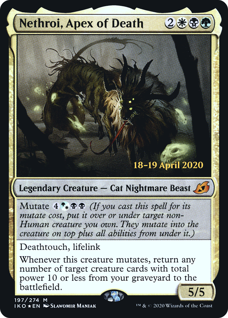 Nethroi, Apex of Death (PRE-197S) - Ikoria: Lair of Behemoths Promos Foil