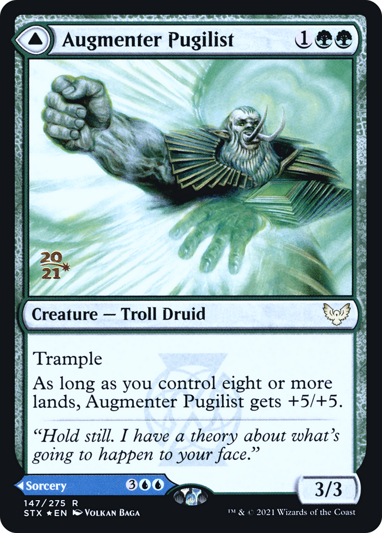 Augmenter Pugilist // Echoing Equation (PRE-147S) - Strixhaven: School of Mages Promos Foil