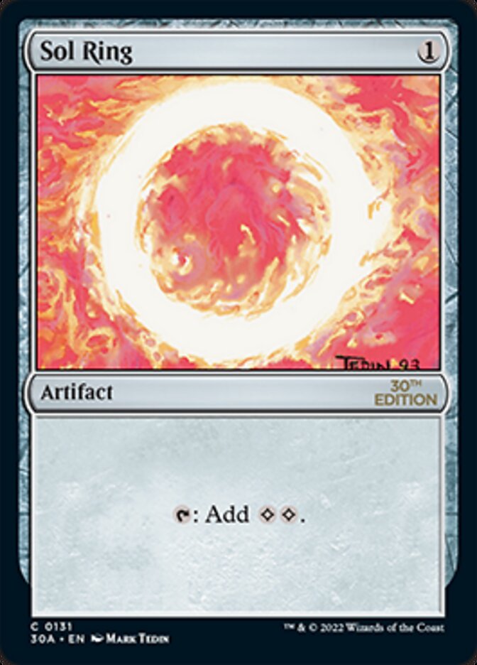 Sol Ring (30A-266) - 30th Anniversary Edition