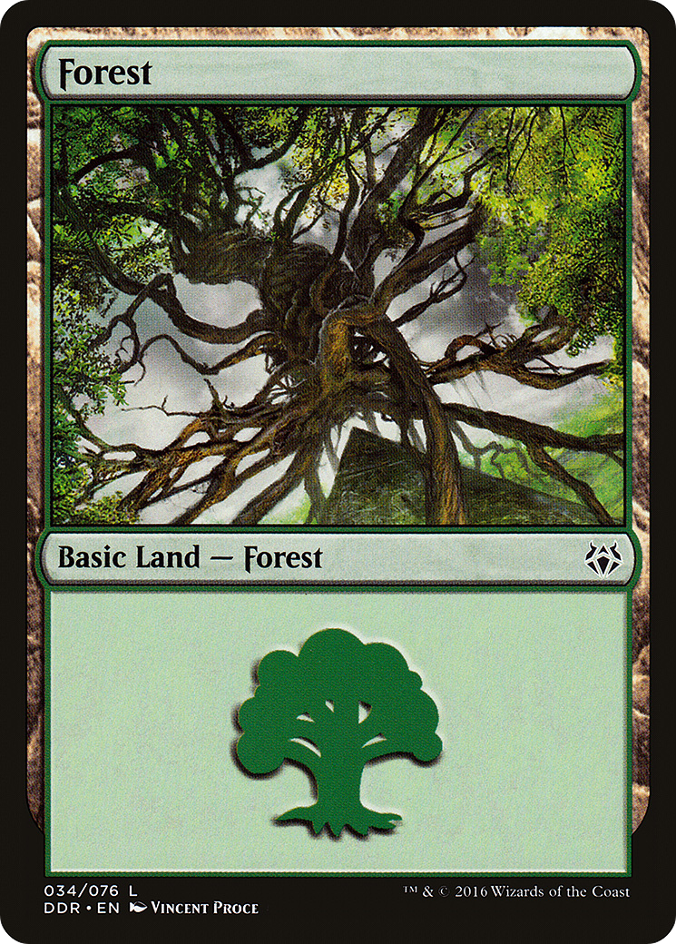 Forest (DDR-034) - Duel Decks: Nissa vs. Ob Nixilis