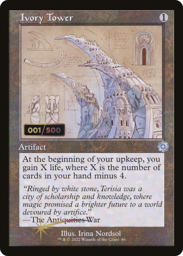 Ivory Tower (BRR-086) - The Brothers' War Retro Artifacts Foil