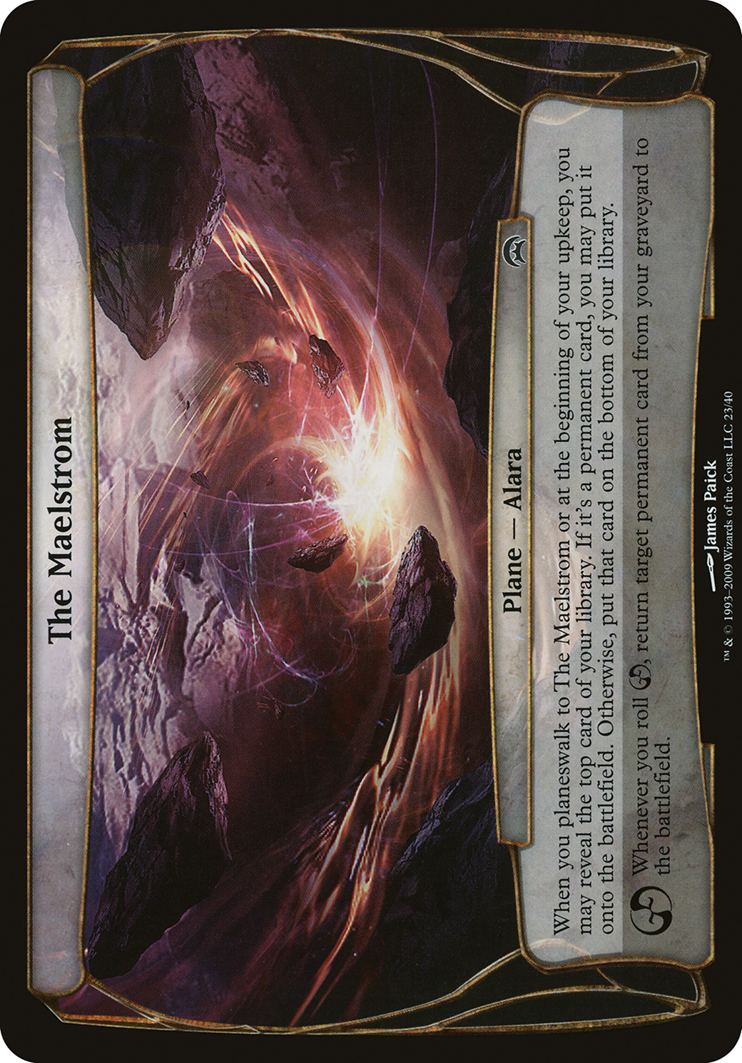 The Maelstrom (OVER-023) - Planechase Planes