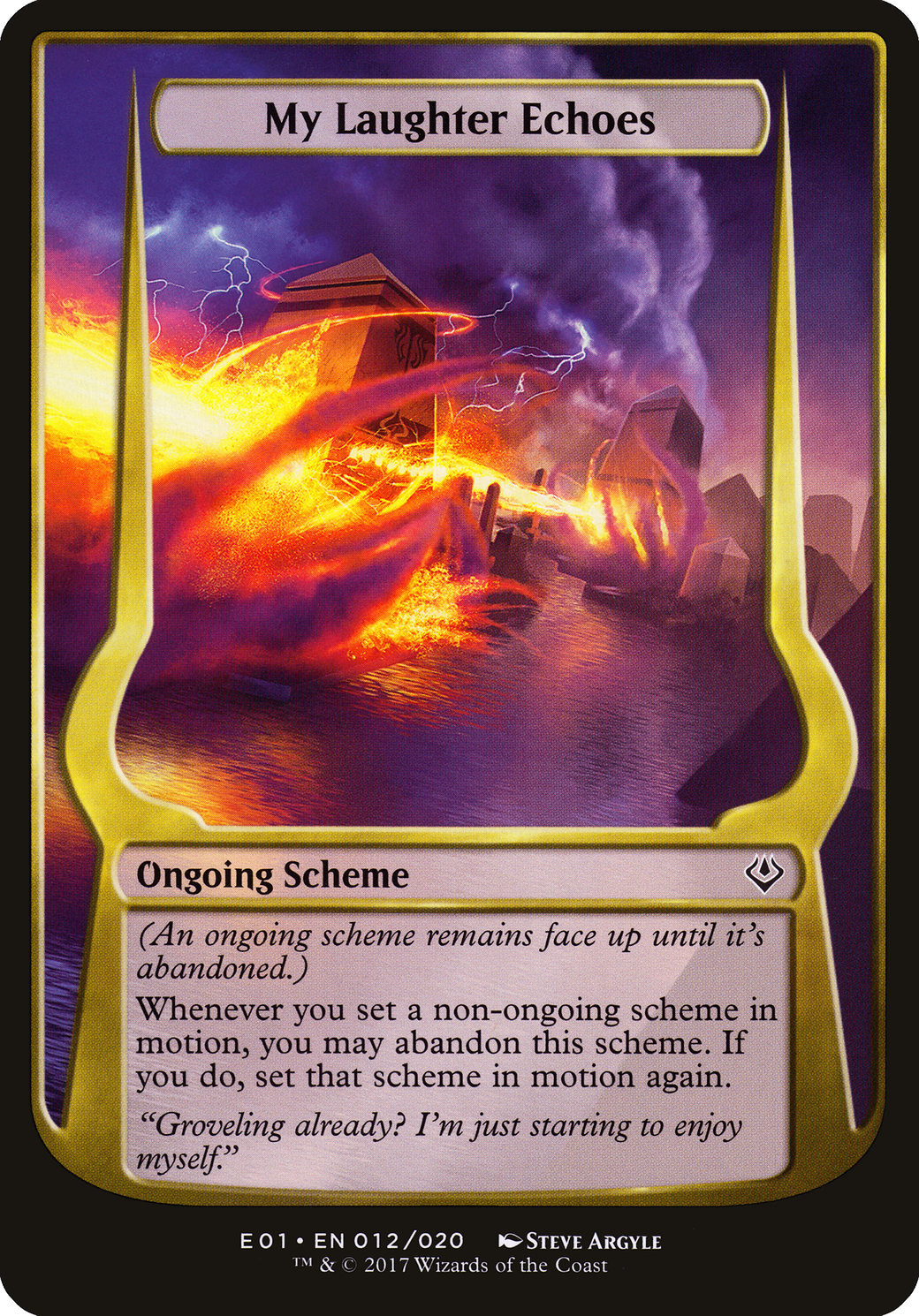 My Laughter Echoes (OVER-12★) - Archenemy: Nicol Bolas Schemes