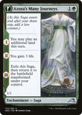 Azusa's Many Journeys // Likeness of the Seeker (NEO-172) - Kamigawa: Neon Dynasty: (fandfc, enchantment)