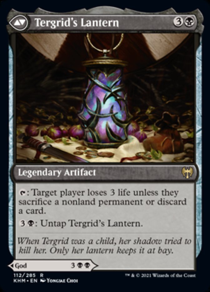 Tergrid, God of Fright // Tergrid's Lantern (KHM-112) - Kaldheim