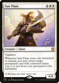 Sun Titan (ZNC-021) - Zendikar Rising Commander