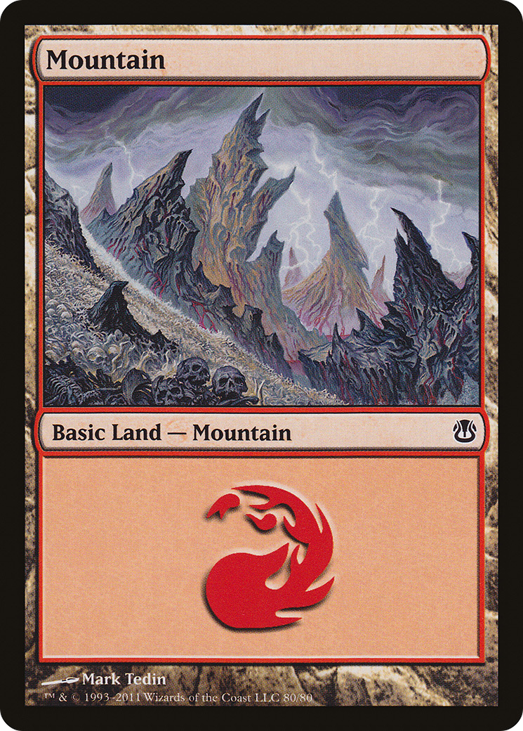 Mountain (DDH-080) - Duel Decks: Ajani vs. Nicol Bolas