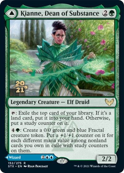 Kianne, Dean of Substance // Imbraham, Dean of Theory (PRE-152S) - Strixhaven: School of Mages Promos Foil