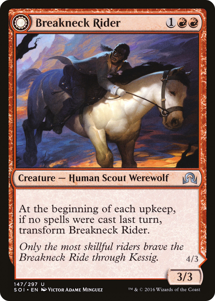 Breakneck Rider // Neck Breaker (SOI-147) - Shadows over Innistrad: (Double Faced Transform)